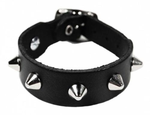 Lederarmband Spitznieten