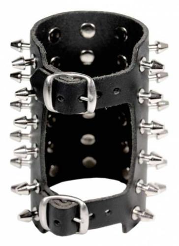 Lederarmband 6-reihig Killernieten