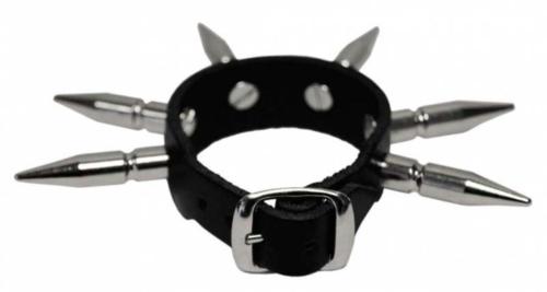 Leder Manschette 1-reihig Killernieten