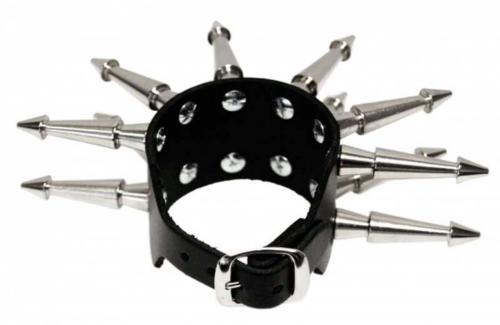 Nietenarmband 2-reihig Spikes