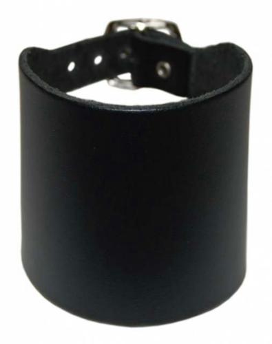 Leder Manschette Schwarz