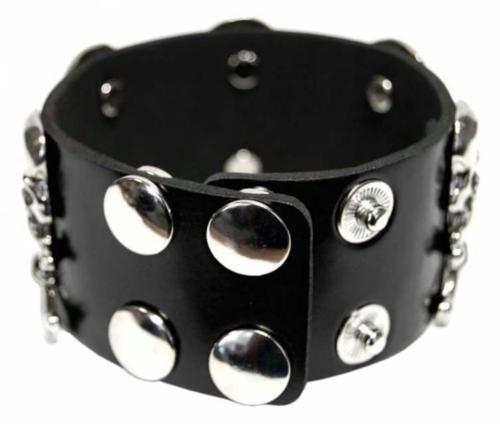 Nietenarmband Totenkopfnieten