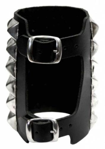Nietenarmband 6 Reihen Pyramidennieten