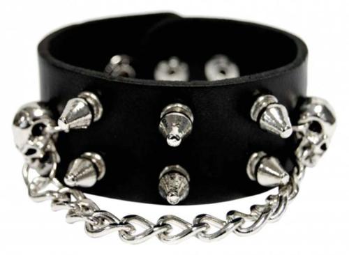 Punk Armband Killernieten & Kette