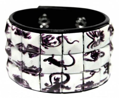 Kunstleder Armband Reptilien