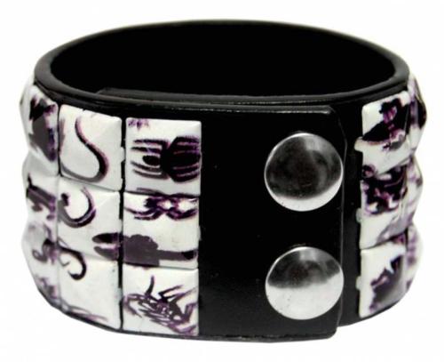 Kunstleder Armband Reptilien