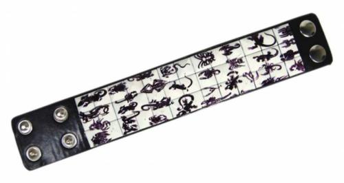 Kunstleder Armband Reptilien