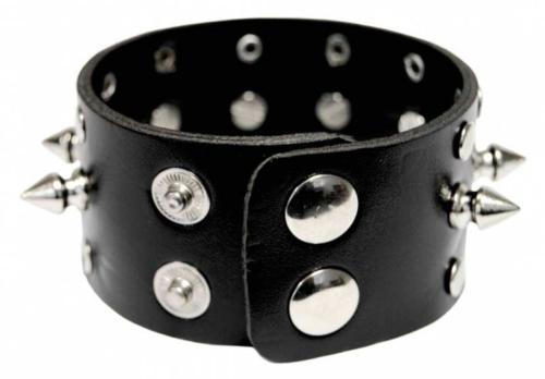 Punk Armband Schwarz Killer Nieten