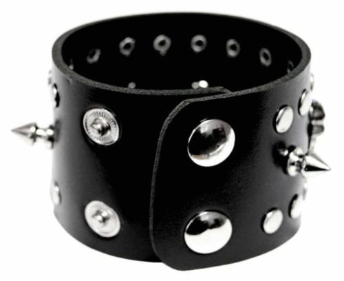 Biker Wristband Wristband Black Skull