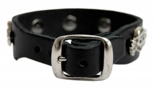 Rocker Armband Totenkopfnieten