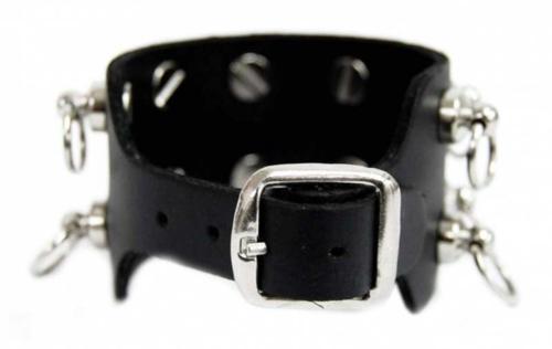 Rocker Armband 2-reihig Ringnieten