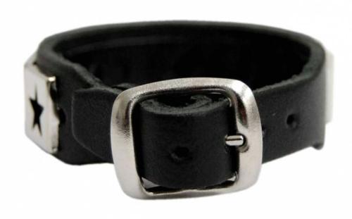 Nietenarmband Schwarz Stern Nieten
