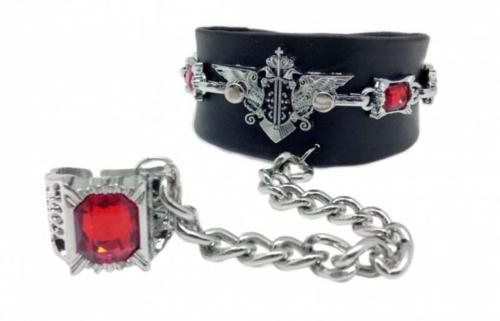 Kunstleder Armband Wappen