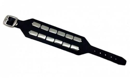 Rocker Armband 2-reihig Flach Nieten