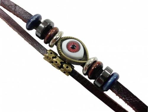 Rocker Armband Braunes Auge