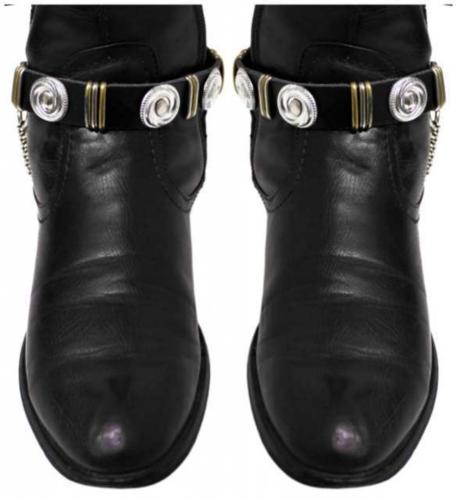 Stiefelbänder Conchos