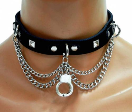 Gothic Halsband Handschellen & Ketten