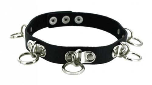 Gothic Halsband Fetisch Ringe
