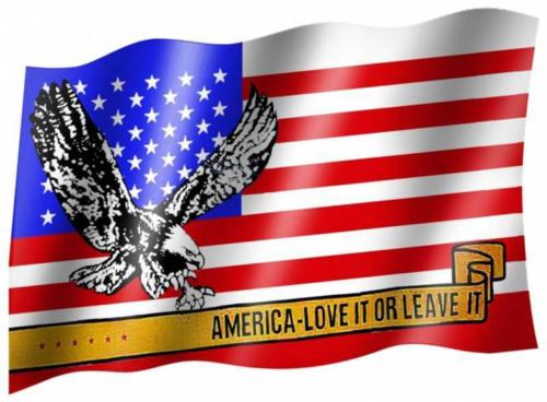 Fahne USA Adler