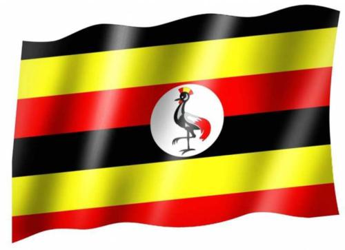 Fahne Uganda