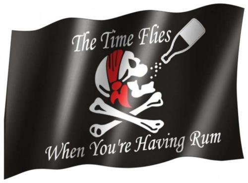 Fahne When You're Having Rum