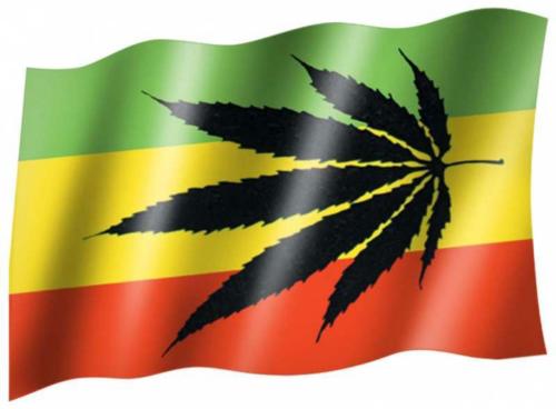 Flag Rasta Flag & Cannabis
