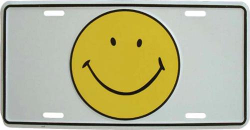 Blechschild Smiley