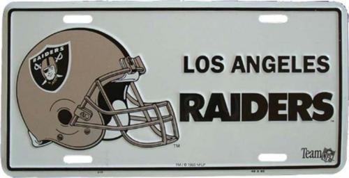 Blechschild L.A. Raiders
