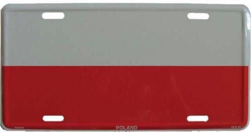Blechschild Polen