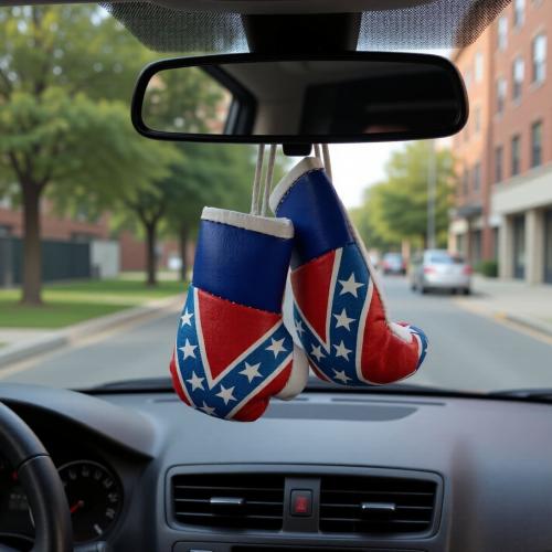 Confederate Flag Mini Boxing Gloves