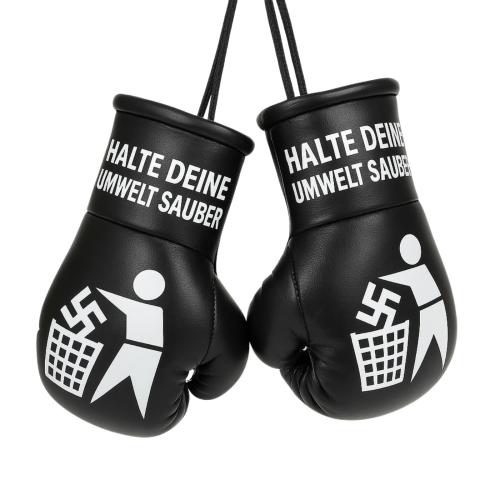 Mini Boxhandschuhe „Halte Deine Umwelt sauber“
