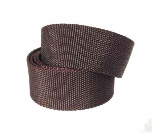 Dark Brown Canvas Belt