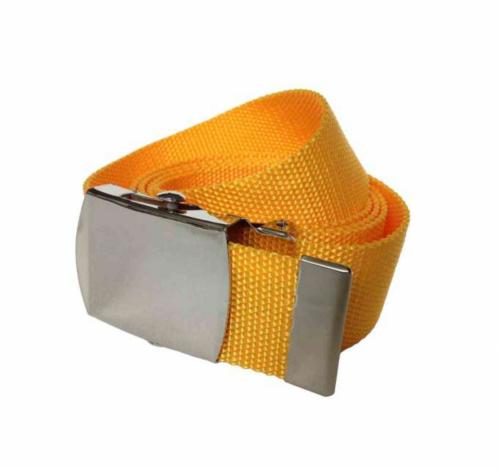 Yellow Canvas Belt