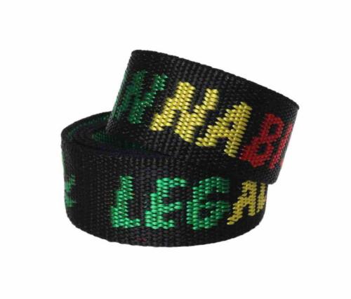 Cannabis Canvas Belt