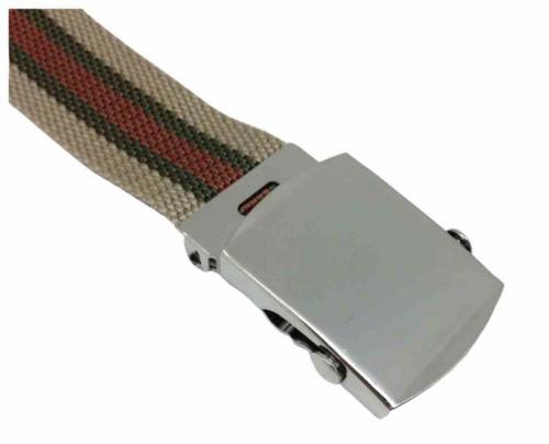 Stoffgürtel Beige & Braun