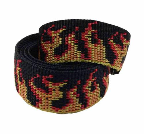 Stoffgürtel Flammen