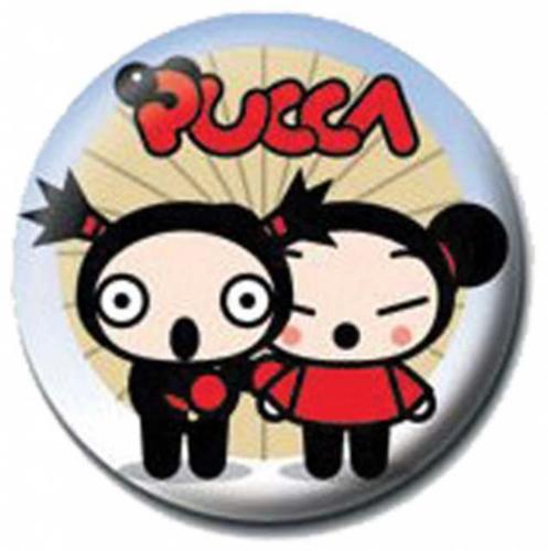 Button Badge Pucca Umbrella