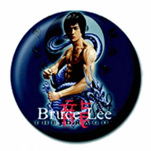 Button Badge Bruce Lee The Dragon
