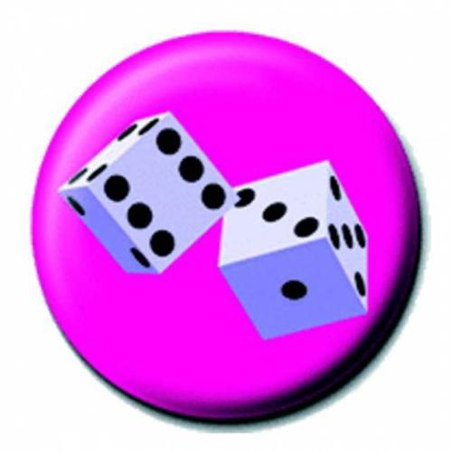 Dice Button Anstecker