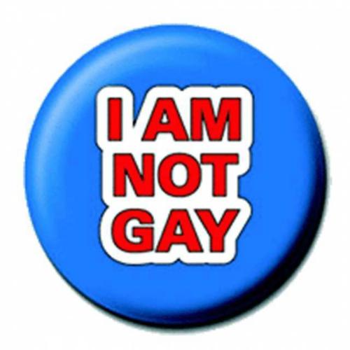 Not Gay Button Anstecker