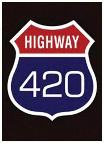 Highway 420 Postcard