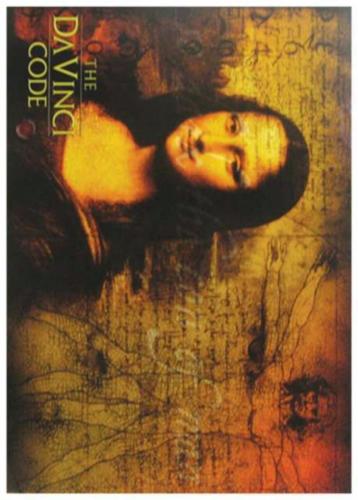The Da Vinci Code So Dark the Con of Man Postcard