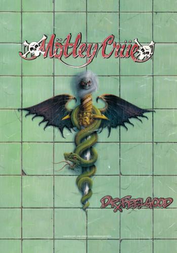 Mötley Crüe Vinyl Cover Dr. Feelgood Posterfahne