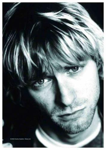 Kurt Cobain Portrait Poster Flag