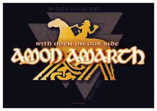 Amon Amarth With Oden On Our Side Poster Flag