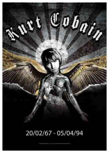 Kurt Cobain Kurt Cobain R.I.P. Posterfahne