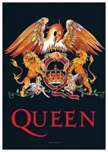Queen Classic Crest Logo Posterfahne