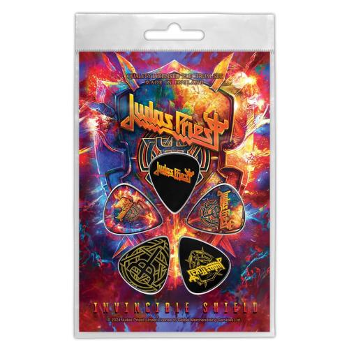 Judas Priest "Invincible Shield" Gitarrenplektren-Set