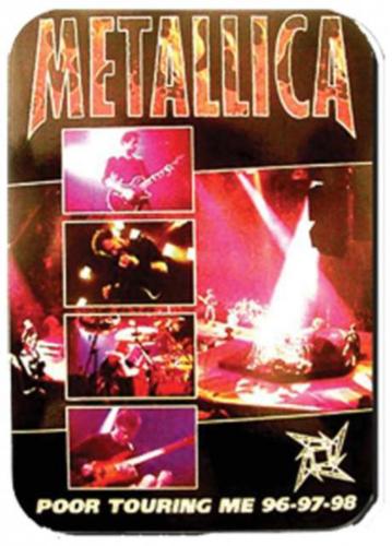 Aufkleber Metallica Poor Touring