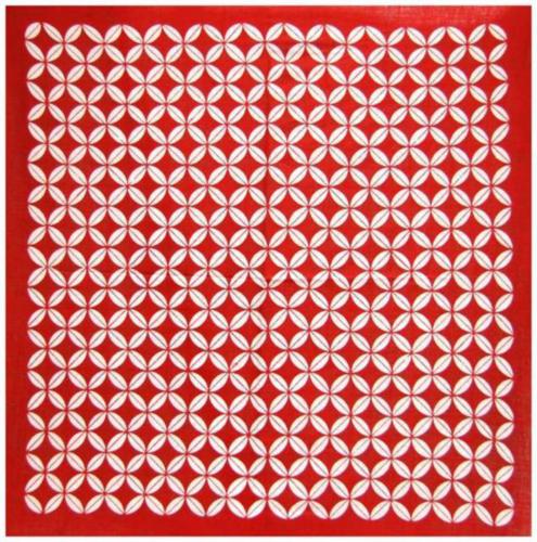 Bandana Head Wrap Scarf Red Vintage Design